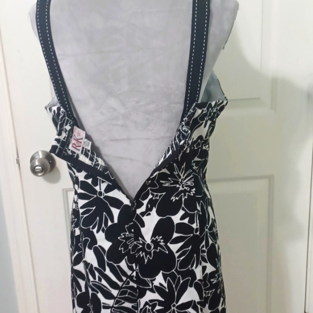 R&K 14W black and white dress - Picture 3 of 8
